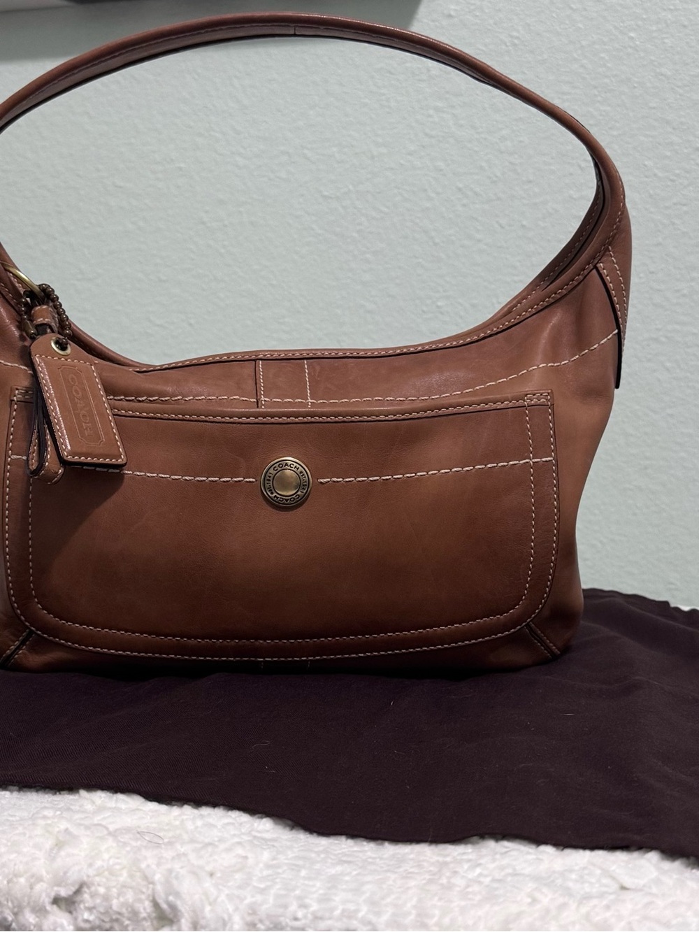 Coach Ergo Leather hobo shoulder Y2K vintage bag